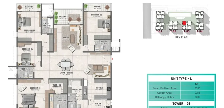 Prestige Clairemont – Kokapet-Hyderabad