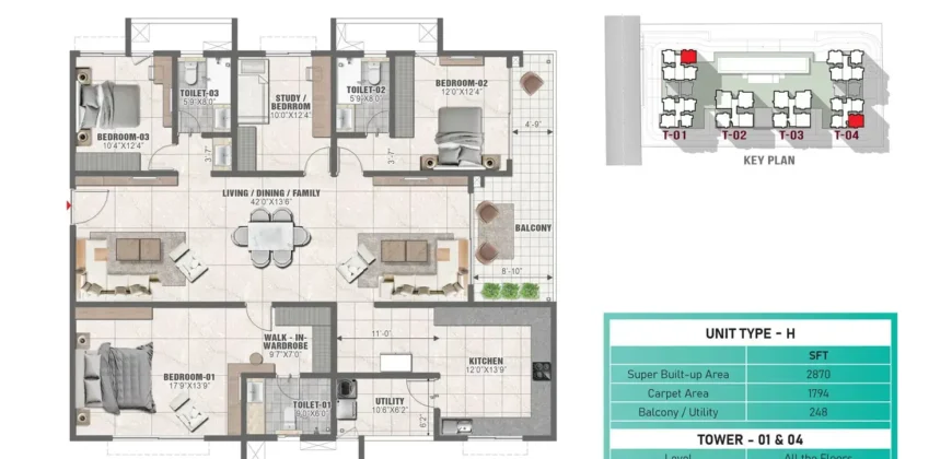 Prestige Clairemont – Kokapet-Hyderabad