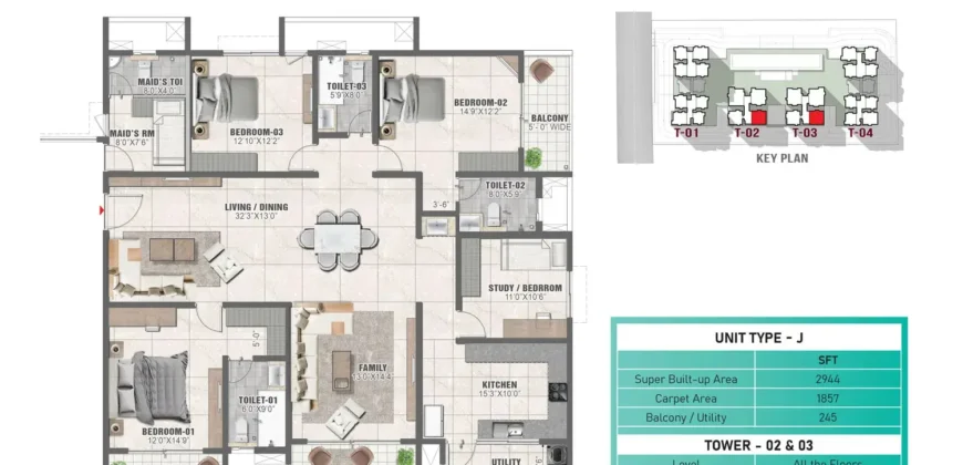 Prestige Clairemont – Kokapet-Hyderabad